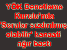 Sorular Sızdırılmış Olabilir